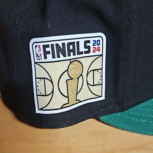 New Era 9Fifty Boston Celtics 2024 NBA Finals Side Patch Snapback Hat OSFM - Picture 4 of 8
